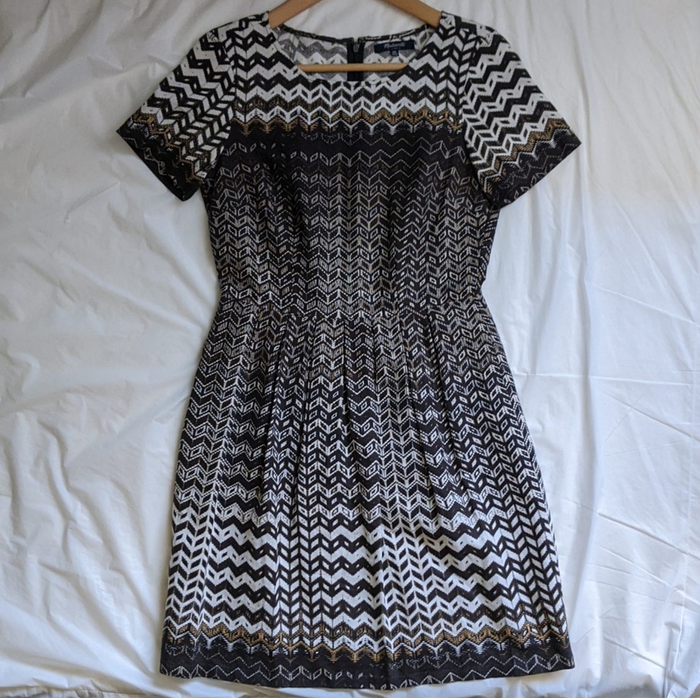 Madewell Chevron Print Dress - Picture 3 of 6